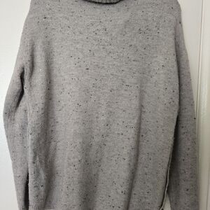 Cozy Gray Turtleneck Sweater